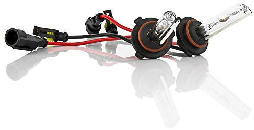 Xentec 9006 6000K HID Xenon Bulb x 1 pair (HB4, Ultra White)