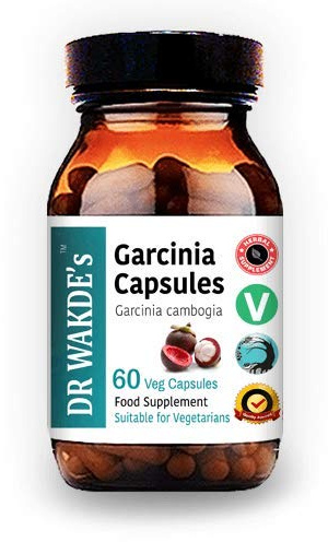 DR WAKDE'S Garcinia Fruchtkapseln (Garcinia cambogia, 60 Veg Caps, Ayurveda-Ergänzung, Vegan, Kräuter, Natürlich)