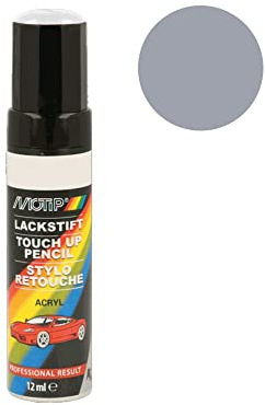 Stylo retouche MOTIP ACRYL - RAL 9006 - satiné - 12 ml