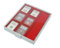 LINDNER Das Original Sammelbox Standard mit 3 flexibel unterteilbaren Fächern 65 x 280 x 29 mm