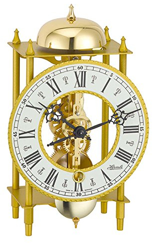 Hermle Orologio da tavolo meccanico di alta qualità con accensione a chiave – Manchester -23004-000711