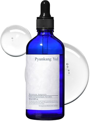 [PKY] Pyunkang Yul PKY Feuchtigkeits-Ampulle für intensive Hydration Leichte Formel ohne Schweregefühl. Nur 6 Inhaltsstoffe, Ohne Reizung Koreanische Hautpflege. (3,4 fl. oz / 100 ml)