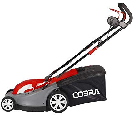 Cobra GTRM34 13in (34cm) Electric Lawnmower 1200w with Rear Roller