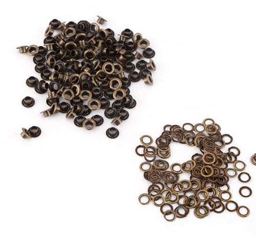 Œillets Métal Petit Œillet Avec Rondelles 4mm Fixation Cuir Artisanal Couture DIY