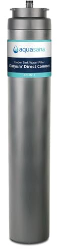Aquasana Under Sink Water Filter Replacement - Claryum Direct Connect Under Counter Filtration System - AQ-MF-1-R
