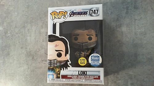 Funko Pop! Marvel: Avengers Endgame - Loki with Glow-in-The-Dark Tesseract