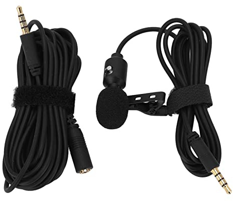 Shanrya Micro Cravate Cravate, Pince Pratique légère et Pratique sur Micro Cravate Professionnel pour la Diffusion en Direct pour la caméra