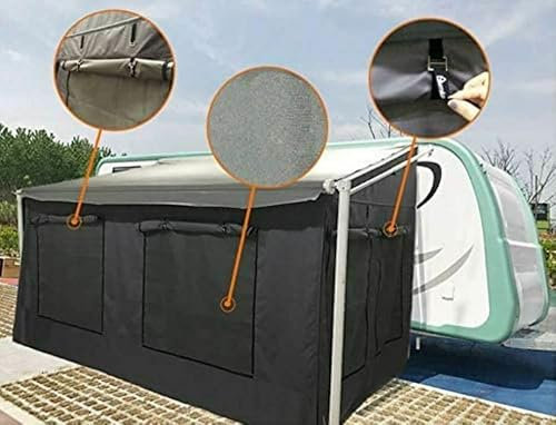 Wasserdichtes Wohnmobil-Vorzelt, 9 x 2,4 x 3 m