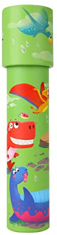 NOOLY Kaléidoscope Magique Jouets Éducatifs pour Enfants Garçons et Filles ZWHT0402 (1 Pièce,Dinosaure)