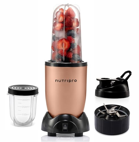 Nutripro Moulin à smoothie 500 W (2 pots, doré)