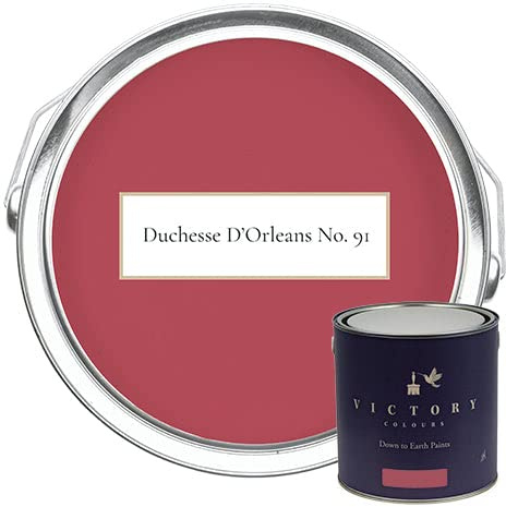 Victory Colours Duchesse D'Orleans | Dark Pink/Red Paint - 2.5 Litres - Exterior Wood/Metal (Eggshell)