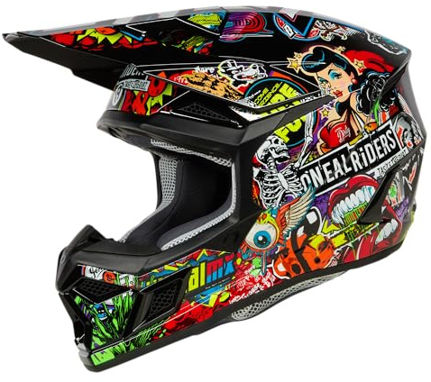 O'Neal 3 SRS Adult Helmet Crank Multi X-Large