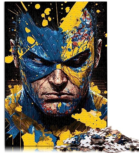 Puzzle Angry Superhero 1000-teiliges Puzzle für Erwachsene, geeignet für Erwachsene, Papppuzzles, Lernspiel, Größe: 26 x 38 cm