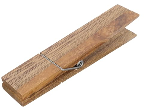 Cabilock 2 Pcs Towel Hook Jumbo Wood Clothes Clips Clothespin Towel Laundry Wall Clips Giant Clothespins Rustic Wedding Decor Household Towel Clip Walnut Hanging Clothes Multifunction