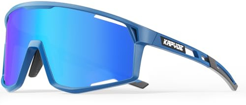 KAPVOE Polarisiert Radfahren Brille Sport Sonnenbrille Männer Frauen Outdoor MTB Baseballgläser UV400 Cycling Eyewear K180