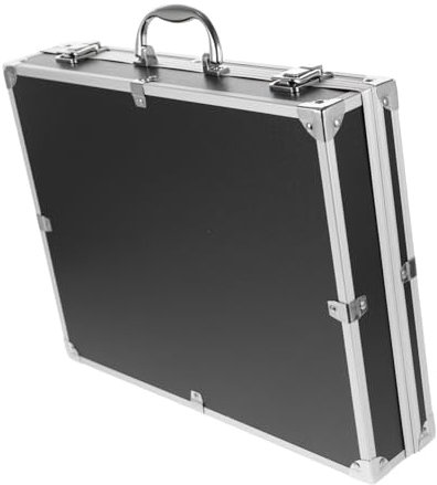Angoily Aluminiumlegierung Werkzeugkoffer Tragekoffer Aus Aluminium Passwortkoffer Für Reisezubehör Und Werkzeuge
