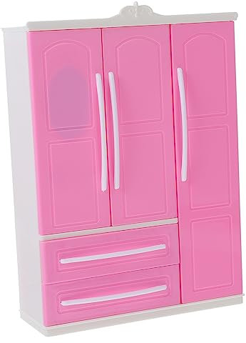 LRXIYODE 1stück Mini Puppenschrank Für Puppenmöbel Praktisches Zubehör Für Dekorieren Von Puppenhäusern Langlebig Leicht Und Stilvoll Für Puppenkleidung Und Spielzeug