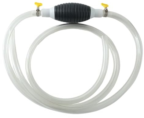 Manuelle Siphonpumpe, Benzinpumpe Handpumpe, Flüssigkeitssauger, Handpumpe Umfüllpumpe Benzinpumpe mit PVC Schlauch und Für Benzin, Diesel, Öl, Wasser, Aquarium (1.5M)
