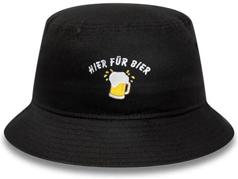 Bier Hut HIER FÜR BIER Fischerhut Anglerhut Sonnenhut Sommer Buckethut Faltbar Sommer Outdoor Sporthut Unisex Caps Geschenk für Bier Liebhaber Fasching Oktoberfest Karneval Cosplay Kostüme Accessoires