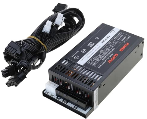 Fuente de alimentación de PC modulares completos de 600 W 1U Flexs ATXs 110-264 V para K39 ITX Case Game Desktop Protección contra cortocircuitos