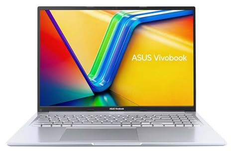 ASUS Vivobook 16 | Cool Silver (M-Serie) | 16 WUXGA | AMD Ryzen 7 7730U | RAM: 16GB | SSD: 1TB | beleuchtete Tastatur | Windows 11 Pro | Notebooktasche