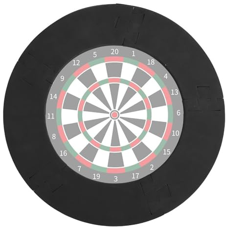 Dartboard Wall Protector, supporto per la tavola da darda - Eva Dartboard Backboard Surround - Anelli di backboard multifunzionale di giunzione protettiva per sport interni