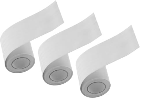 INOOMP Flexible Skirting Board Self Adhesive Baseboard Wall Trim Easy Installation Sturdy Adhesive Strip for Corner and Floor Decorative Use in Living Room or Hallway 3 Rolls 5M Each