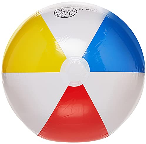Intex 59020NP - Aufblasbarer Ball Glossy Assortiert, Vinyl, Mehrfarbig, 51 cm
