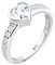 Elli Ring Damen Herz Symbol Verlobung mit Zirkonia Kristallen in 925 Sterling Silber