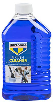 Bartoline Brush Cleaner 2 L, Effective Oil-Based Paint Remover for Brushes and Rollers, Water-Soluble Solvent with Conditioning Formula