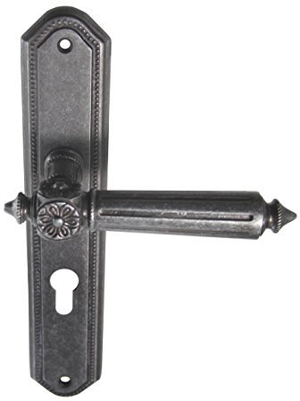 Türbeschlag Antike LS PZ Antik Grau Türdrücker Drückergarnitur Türbeschläge