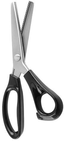 Zackenschere Stoff Dekorative Runde/Dreieckkante Schere Behandelt Professionelle Schneiderei Schere Clipper Ideal für Stoffe Auskleidungen Leder und Kunsthandwerk (3 4 5 7 mm) (3 mm)