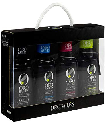 Oro Bailén Estuche ASA: 4 variedades en botellas 250 ML