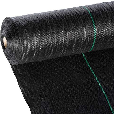 Masgard® Bändchengewebe 100 g/m² Bodengewebe Unkrautfolie Verschiedene Abmessungen hohe UV-Stabilisierung (3,00 m x 5,00 m = 15 m² (gefaltet))