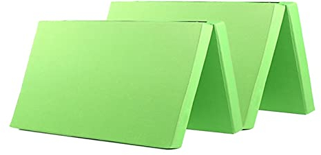 Turnmatte Weichbodenmatte Vierfache faltende Gymnastikmatte, verschleißfeste abnehmbare Oxford-Tuch-Rollkissen, 150x200x5cm