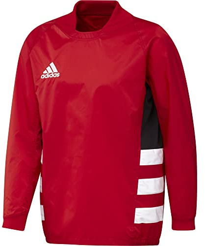 adidas Herrar Rugby Wind Top Anorak, flerfärgad (Escarl/Blanco), XXL, Flerfärgad (ESCARL/BLANCO), XXL