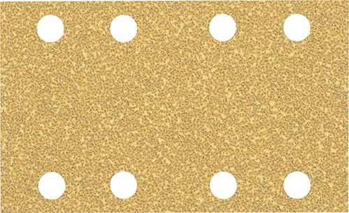 Bosch 50x EXPERT C470 Schleifpapier mit 8 Löchern (für Farbe auf Holz, Hartholz, Ø 80x133 mm, Körnung 40, Professional Zubehör Schwingschleifer)