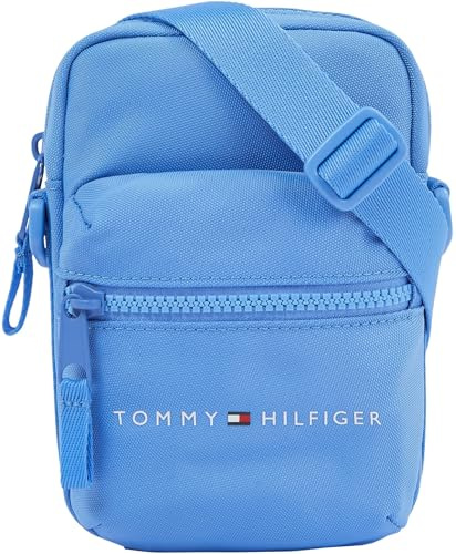 Tommy Hilfiger Kinder Unisex Umhängetasche Essential Mini Reporter Klein, Blau (Blue Spell), Einheitsgröße