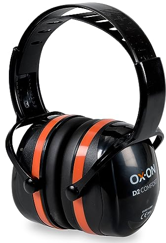 OX-ON DESIGNED TO PROTECT EARMUFFS D2 COMFORT, Dielektrischer Gehörschutz mit 33 dB SNR, 238g, Höhenverstellung, Für Elektrische Umgebungen, Komfortabel & Ventiliert