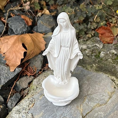 eberin · Weihkessel Madonna Empfängnis · Wandbecken Maria Madonna segnend · weisses Weihwasserbecken · stehend oder hängend ·