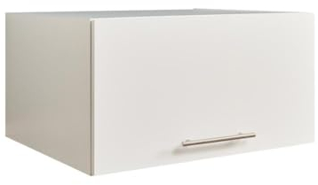 RASANTI Aufsatzschrank inkl. 1 Klappe mit Liftbeschlag LAUNDREEZY Weiß