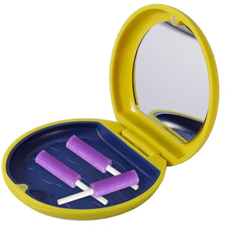 Trousse de toilette pour prothèses dentaires | Étui de rangement pour prothèses dentaires avec fermeture magnétique | Boîte de soins des dents à l'air libre