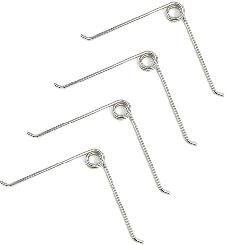 4PCS Secateur Pruner Springs V-Torsion Spring Replacement Gardening Scissors Accessories for Fruit Tree Branch Trimming