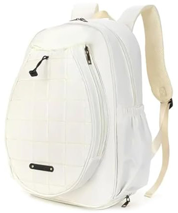 Generisch Tennisschlägertasche Badminton-Rucksack Tragbare Sportschlägertaschen Mit Verstellbaren Schultergurten Große Kapazität Modischer Kopf-Tennis-Rucksack Für Erwachsene Und Kinder