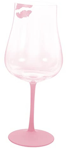 PHENOFICE Bicchieri Da Vino Rosso Eleganti Coppa Romantica Per Feste e Matrimoni Di Design Unico Con Impronta Di Labbra