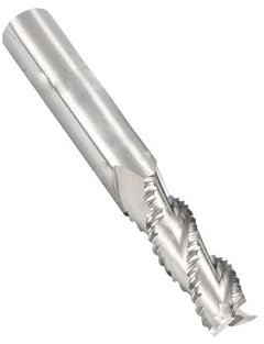 1 Stück Hartmetall-Schruppfräser for die Aluminium- und Kupferverarbeitung HRC55 Schrupp-Schaftfräser Metallschruppbearbeitung Fräser(C5xD5x50L)