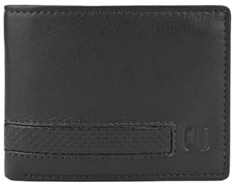 Lancetti Portefeuille Homme en Cuir Véritable, Slim Petit avec Porte-Monnaie et Boîte
