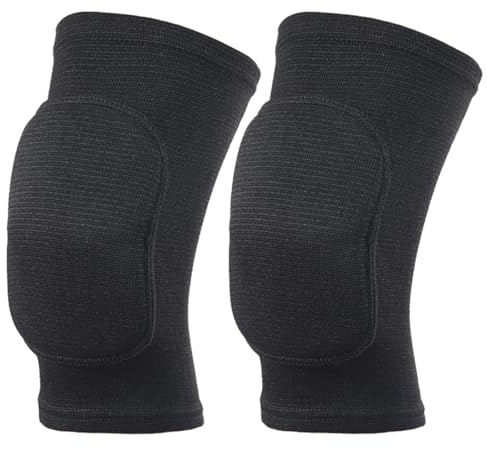 SUJAYU Un par de coderas de voleibol, coderas tándem, coderas para voleibol, coderas, coderas, protectores de codo, tenis, baloncesto, Negro -, Small