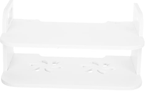 SHINEOFI Staffa Proiettore da Parete Supporto per Router e Videoproiettore Mensola Muro in Scaffale per Proiettore e Dispositivi Design Cavo per Ripostaggio Efficiente