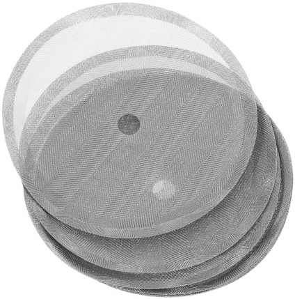 CLISPEED 6 Pièces Écran de Remplacement pour Cafetières à Piston Filtres Réutilisables pour Espresso et Cafés Pressés